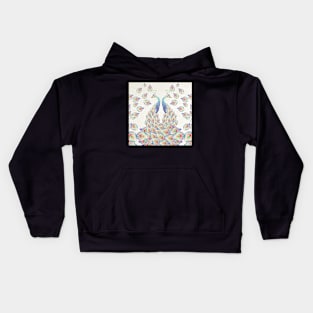 peacock love Kids Hoodie